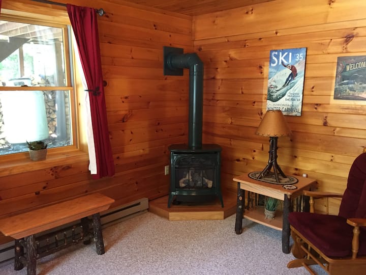 Sala de estar/chimenea de propano