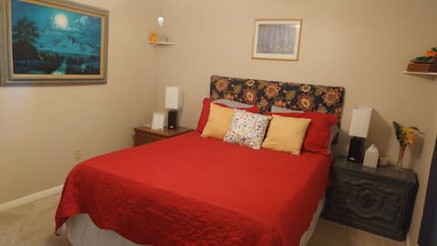 Private room for 2 in quiet Pearland neighborhood.