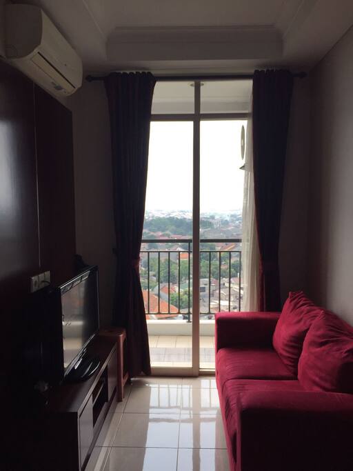 Tiny Lounge Loking Over the Balcony