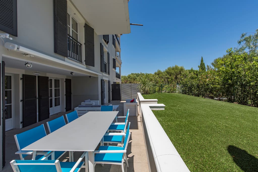 Terrasse et rez de jardin