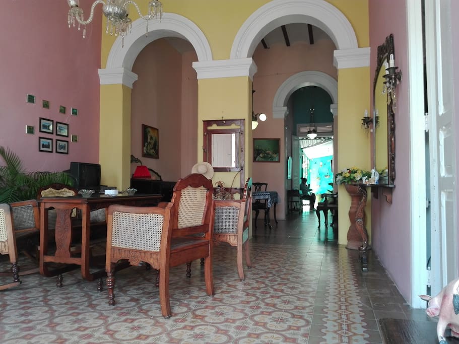 The living room