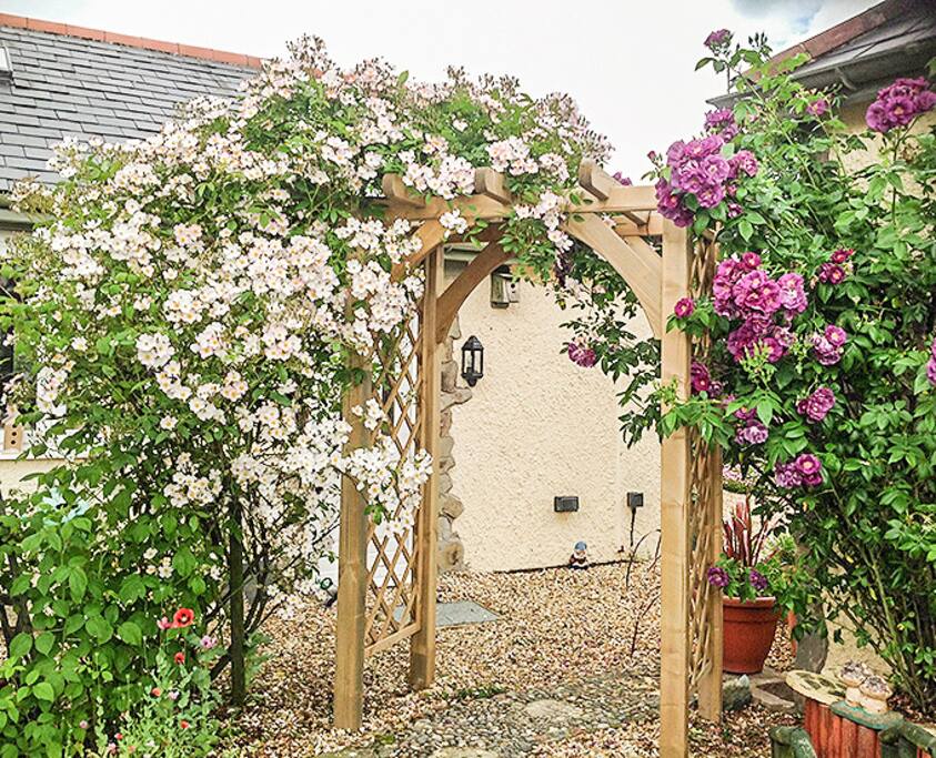 Archway in Garden, Summertime