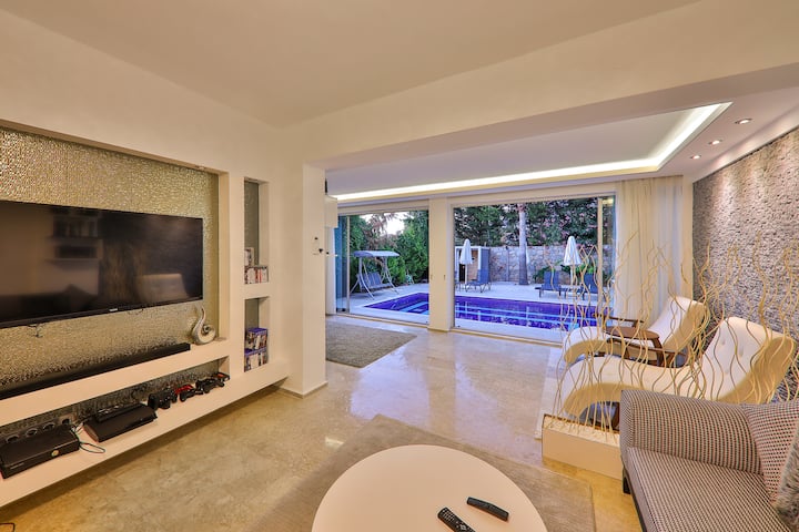 5 * Luxus Villa Beheiztepool Bbq Wifi Sauna Hamam - Ölüdeniz