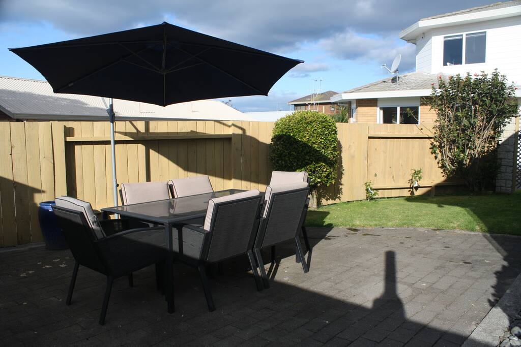 Sunny outdoor area