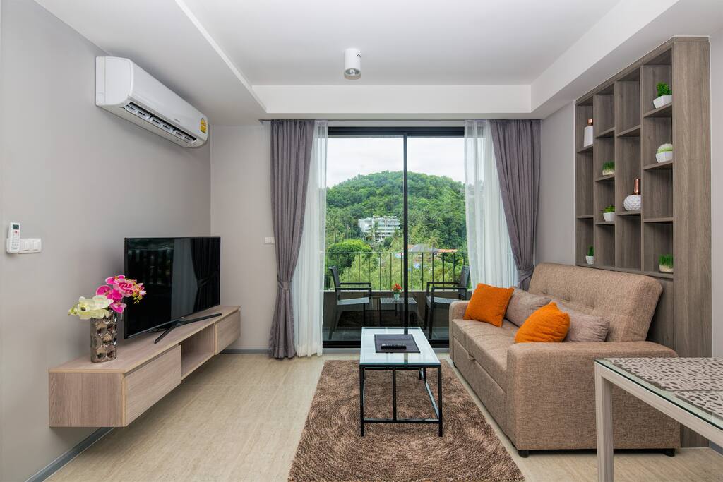 Amazing mountain view from the living area