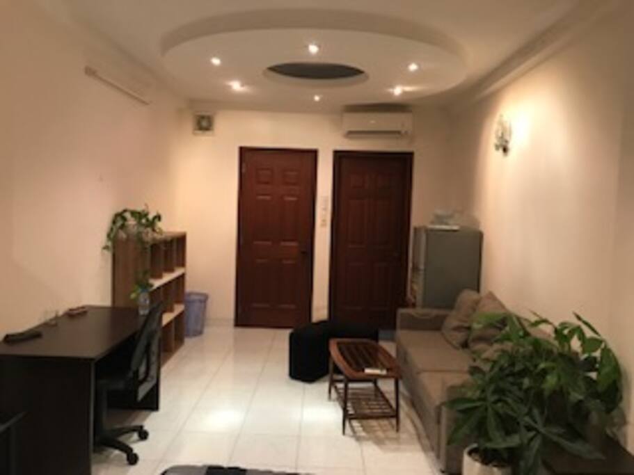 sofa and TV area