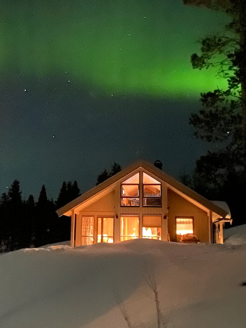 Modern cabin with a view and a wood-fired sauna on Savalen!