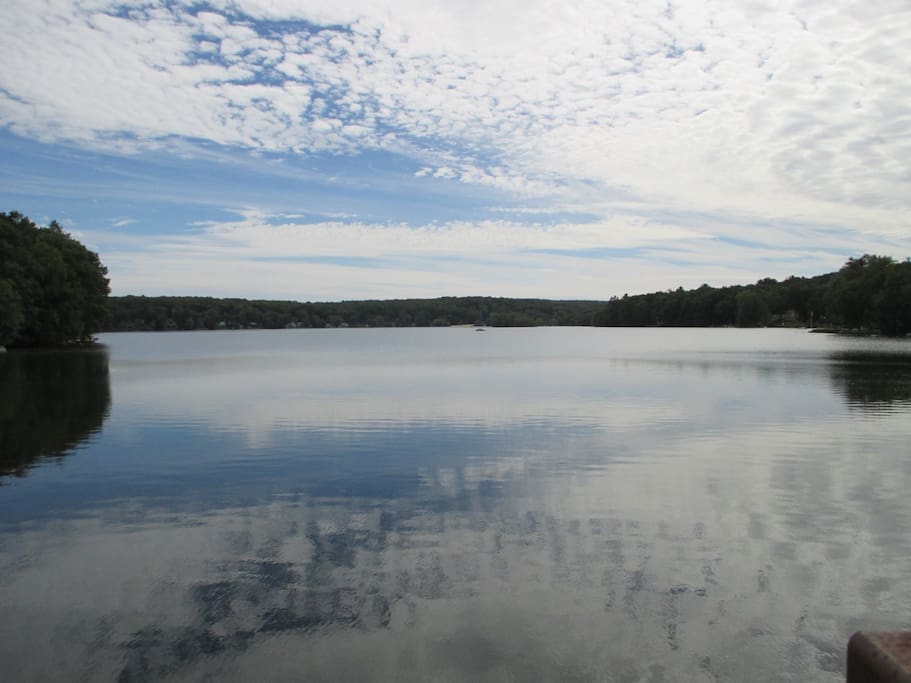 Steps from serene Andover Lake - no motors allowed : )