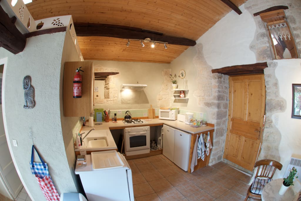 Well equipped kitchen