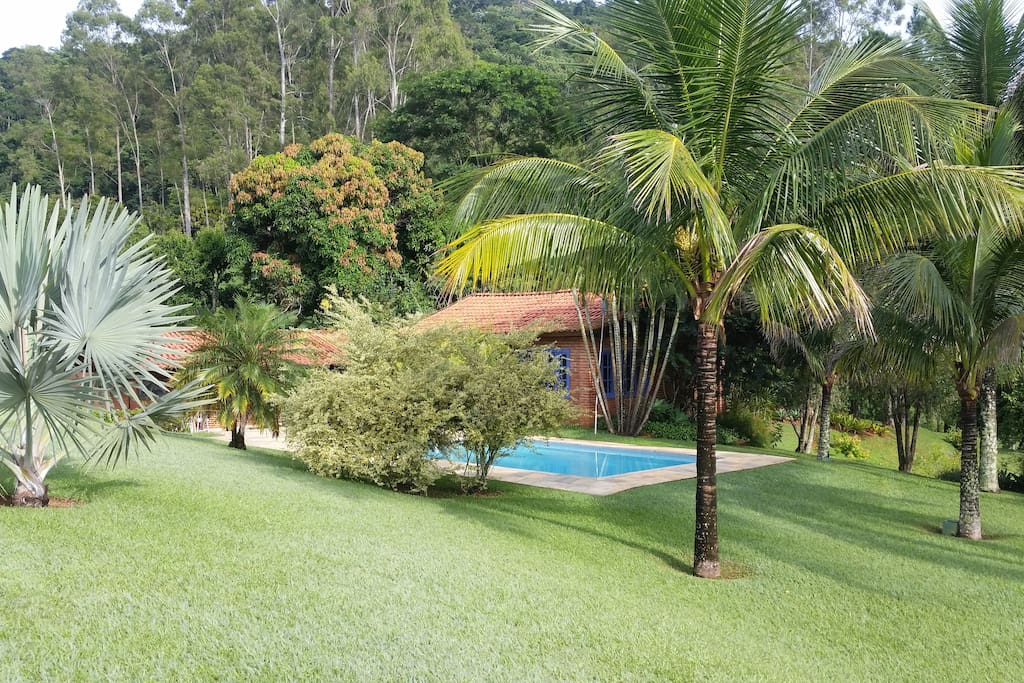 Área da piscina