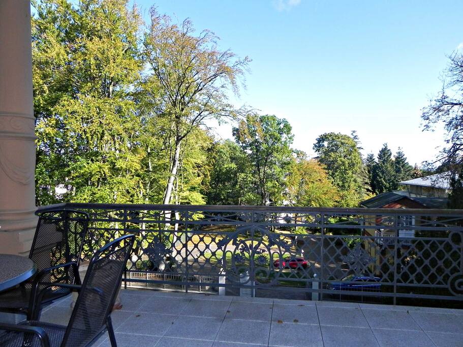 Ausblick vom Balkon der Wohnung 03