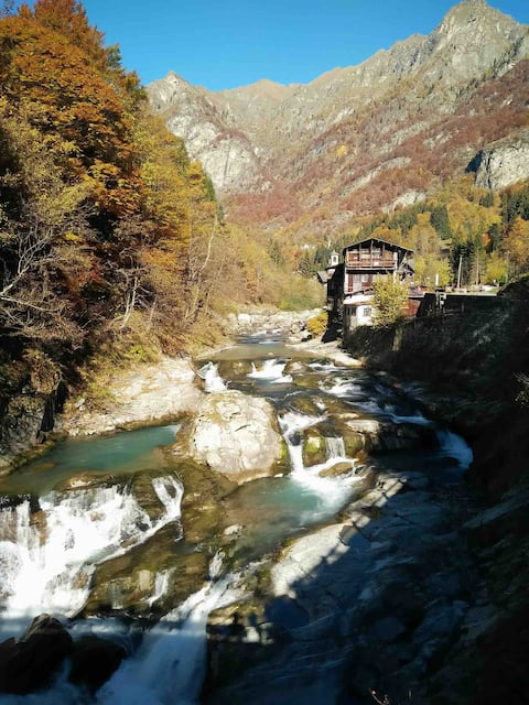 Cosy chalet in Valsesia at the foot of Monte Rosa.