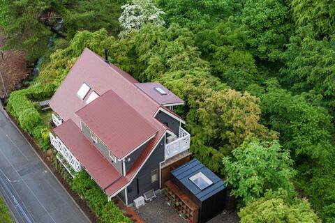 Sauna cottage open-air bath BBQ View of Mt. Fuji at the foot of Mt. Yatsugatake Nanzan, close to Kiy