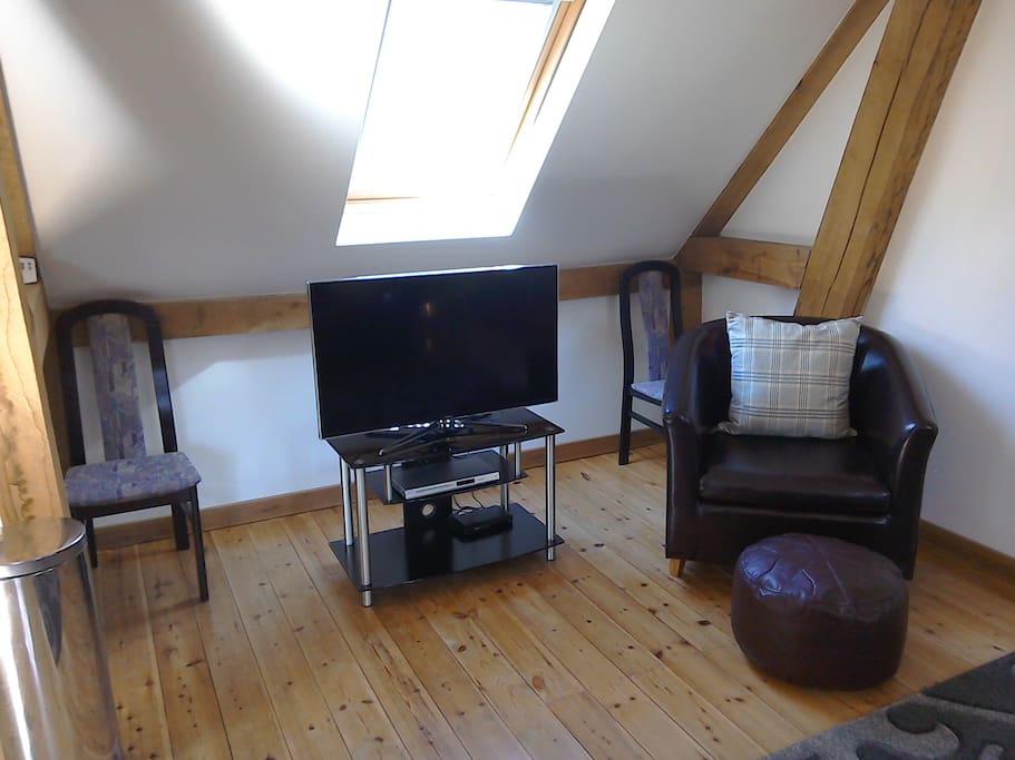 The smart HD TV with DVD player.