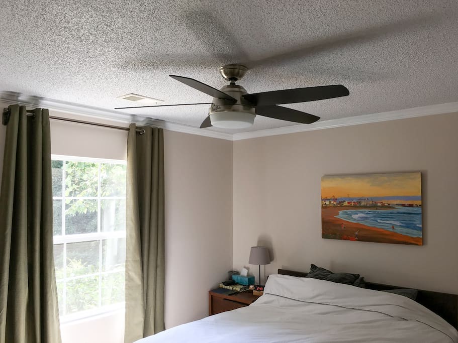 Remote-controlled fan