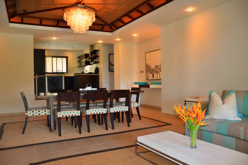 Kitchen and dining room