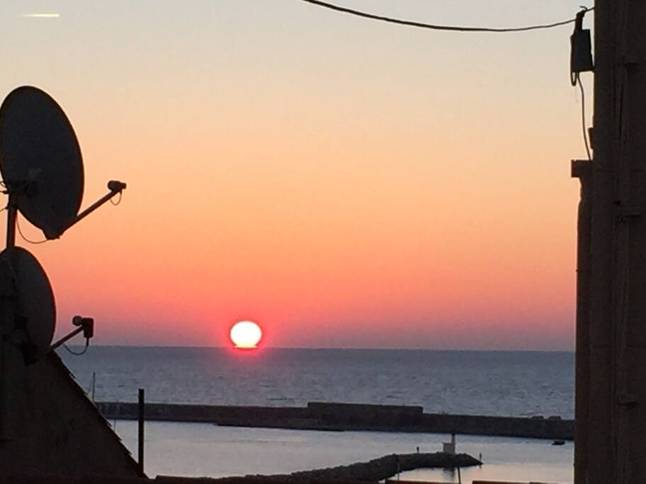Lever de soleil depuis le salon