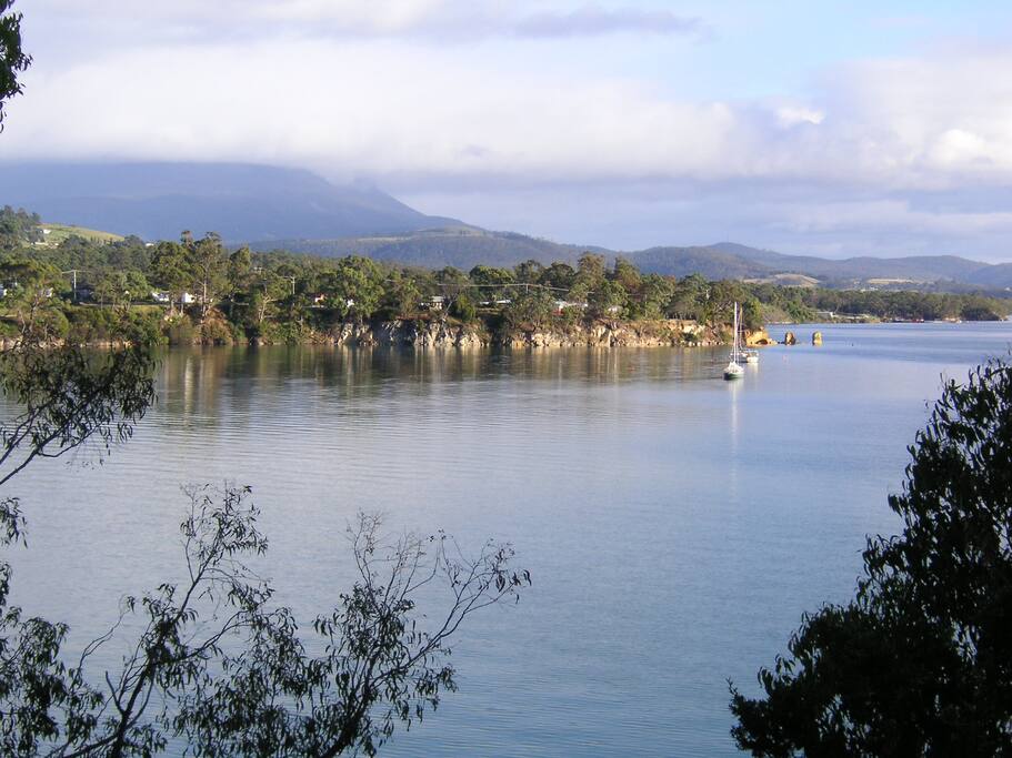 From our deck to Mt Wellington
