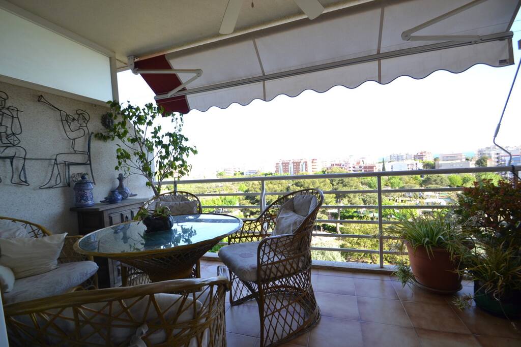 La terraza del apartamento