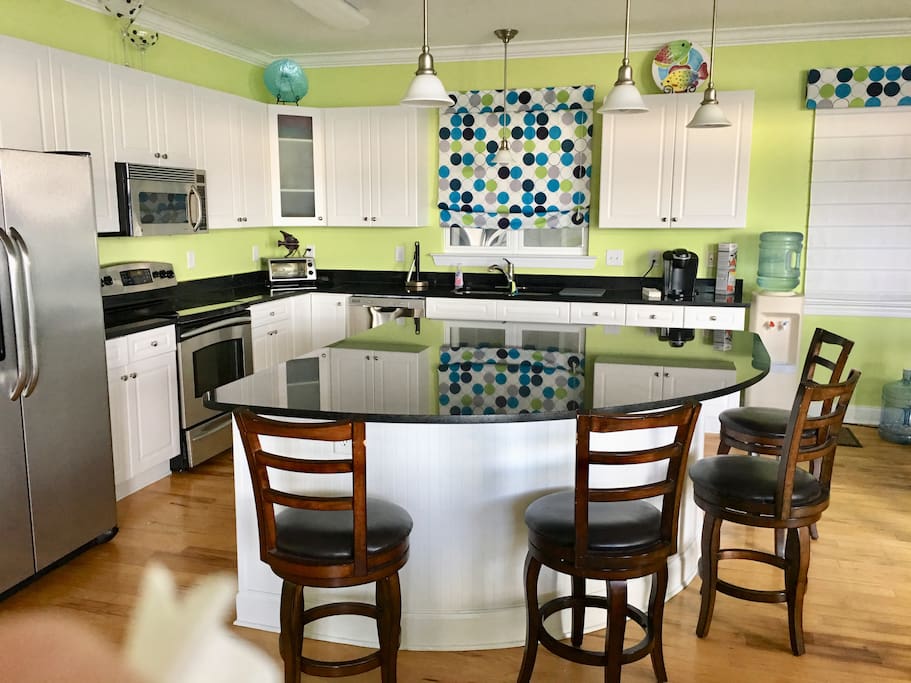 Fully stocked Kitchen.