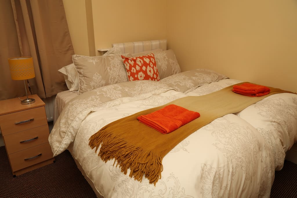 This bed is extendable and can sleep 2 people. you can undo anytime into single bed.