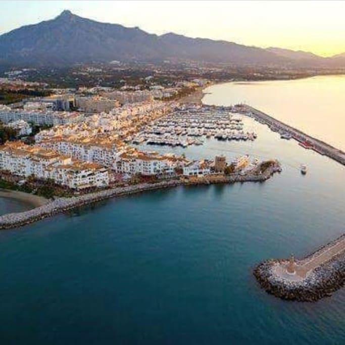 Puerto Banus Birds Eye View