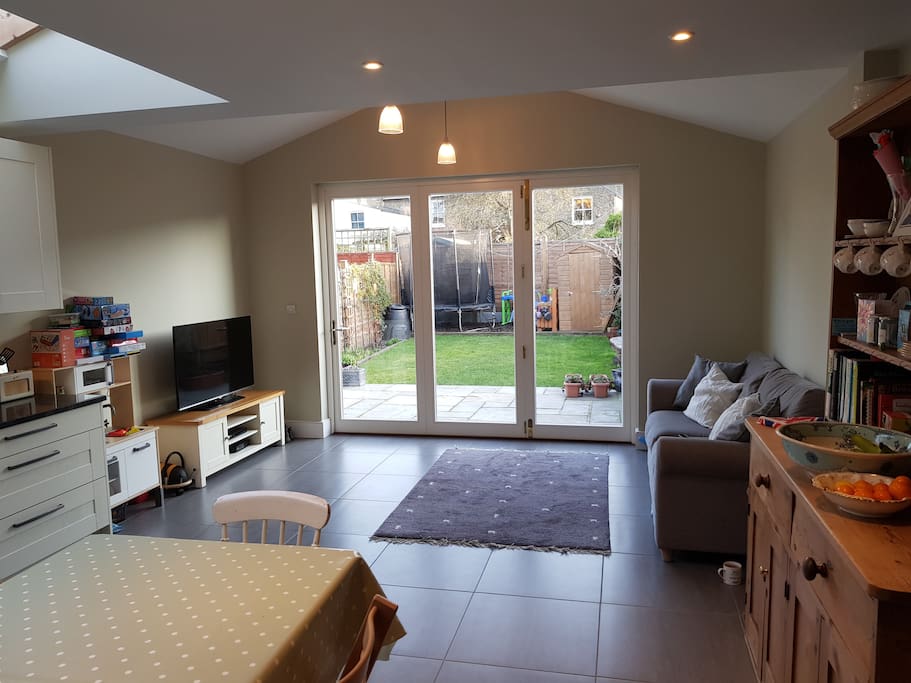 Open plan living space