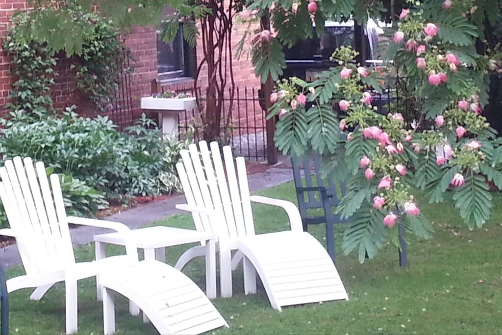 A view from the balcony