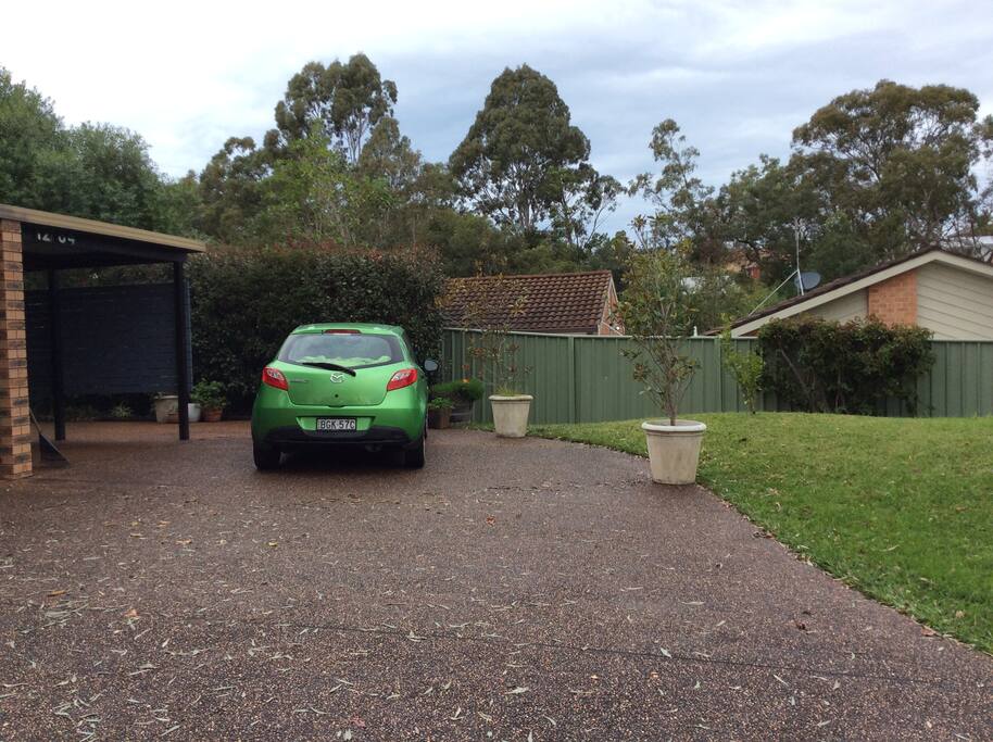 Plenty of parking space
