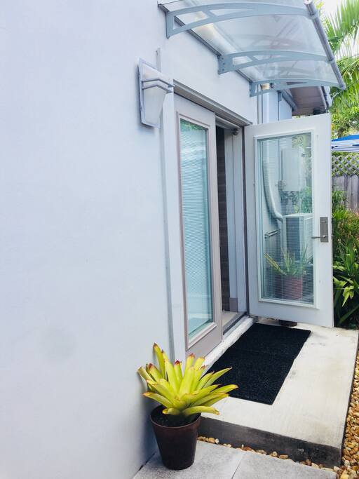 Entrance to studio