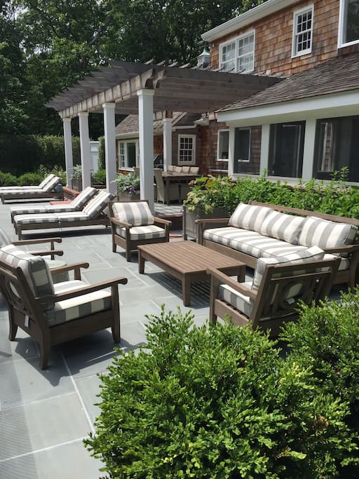 Ample areas for outdoor entertaining and lounging