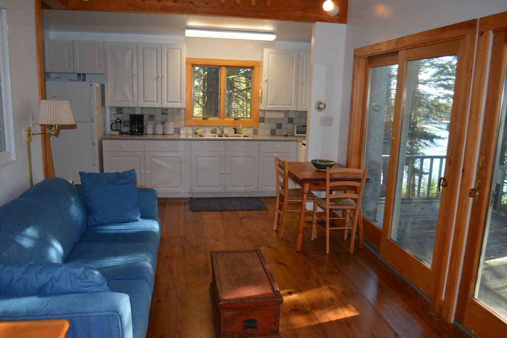 the living room space