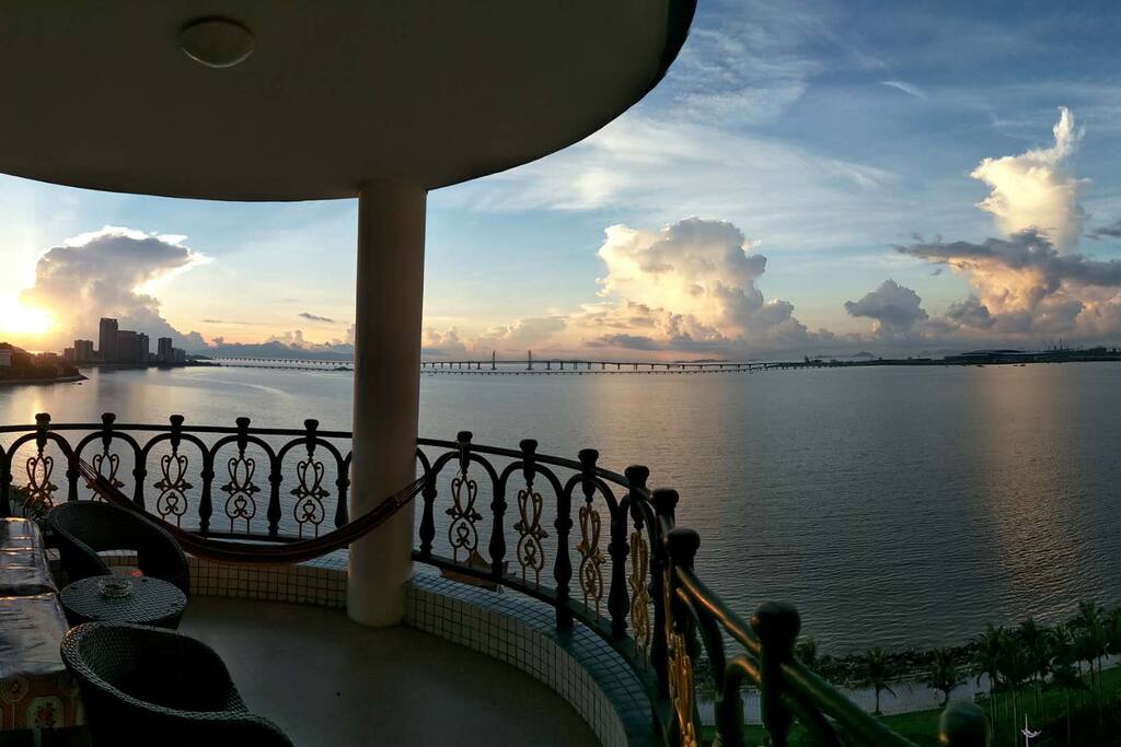 阳台海景