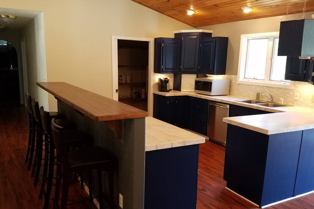 Newly remodeled kitchen.