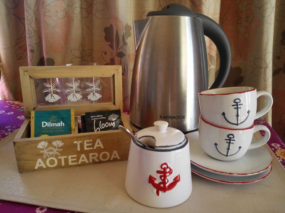 Tea/coffee amenities in your room