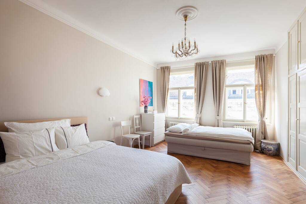 The 1st separate bedroom