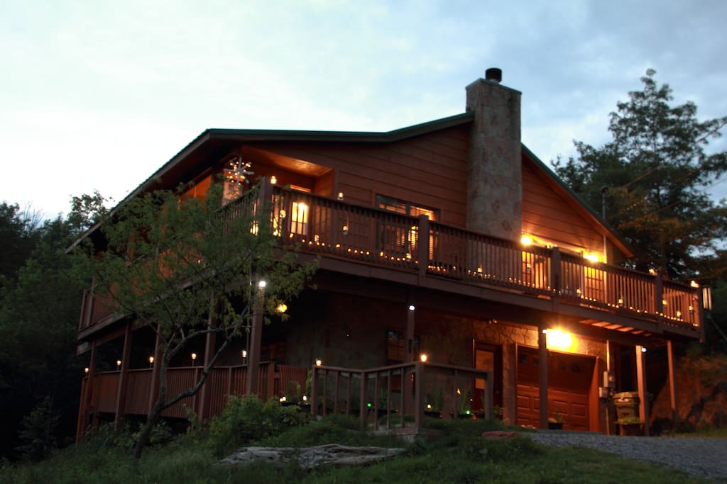 Trying to attract fireflies and it's working. Note: The whole lower level is what we are offering. We live upstairs and love to meet people from all around the world.