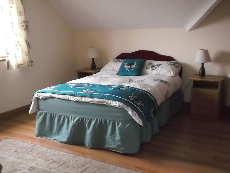 Large comfortable double bed.