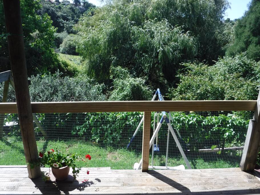 View from the private deck