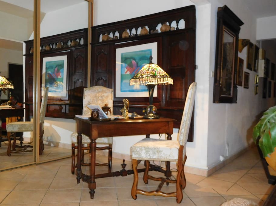 Le lit clos breton et le bureau