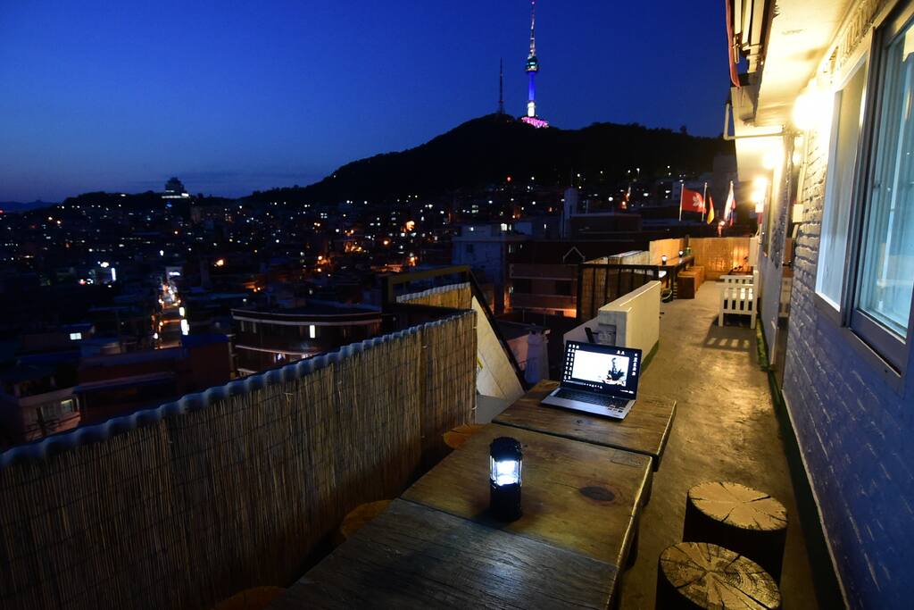 Namsan view from the third floor