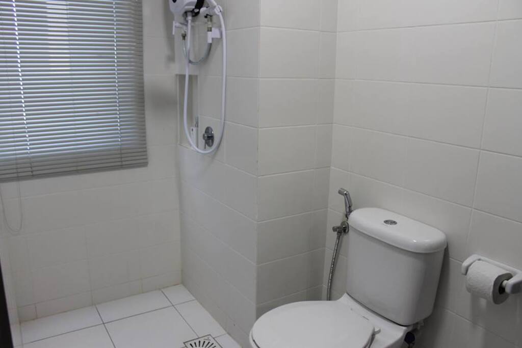 Each room come with a bathroom