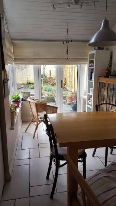 Sunny dining kitchen for breakfast
