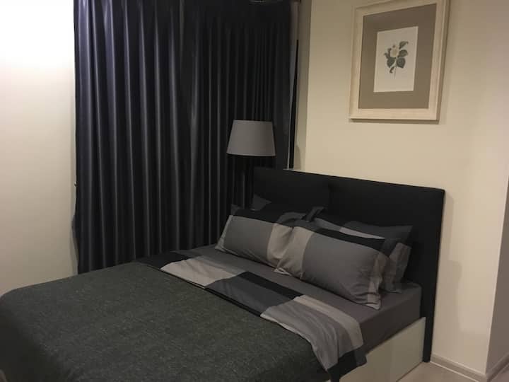 Dormitorio 1, cama tamaño queen
