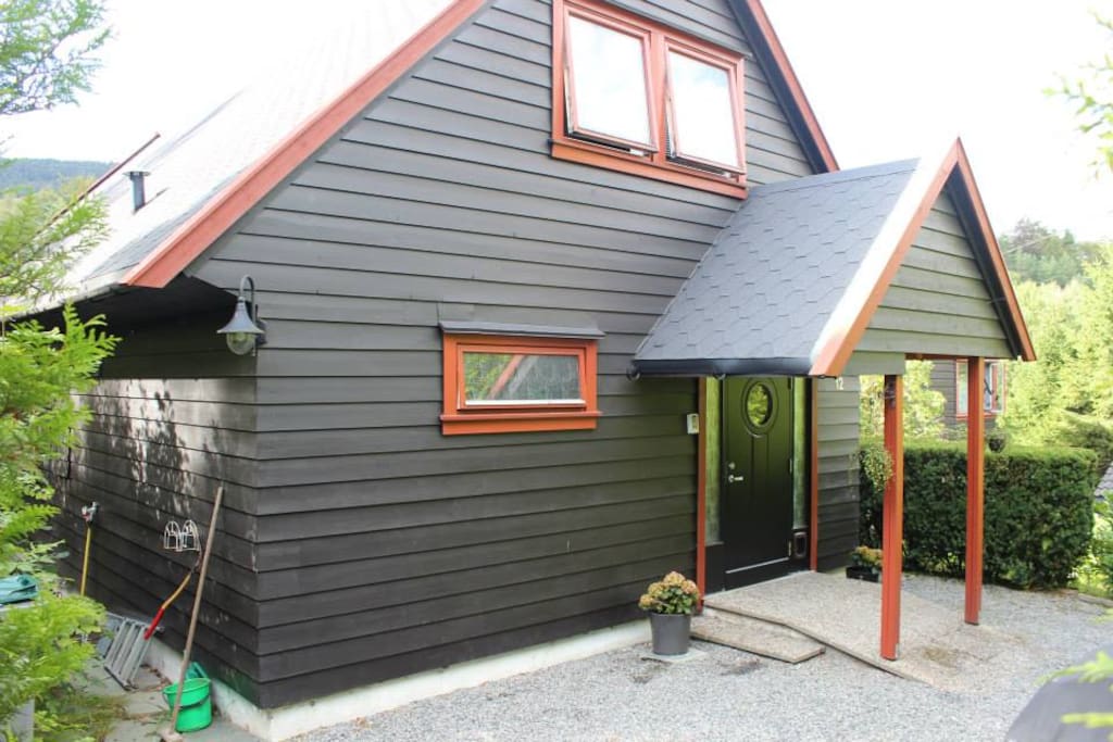 Backside of the house/entrance