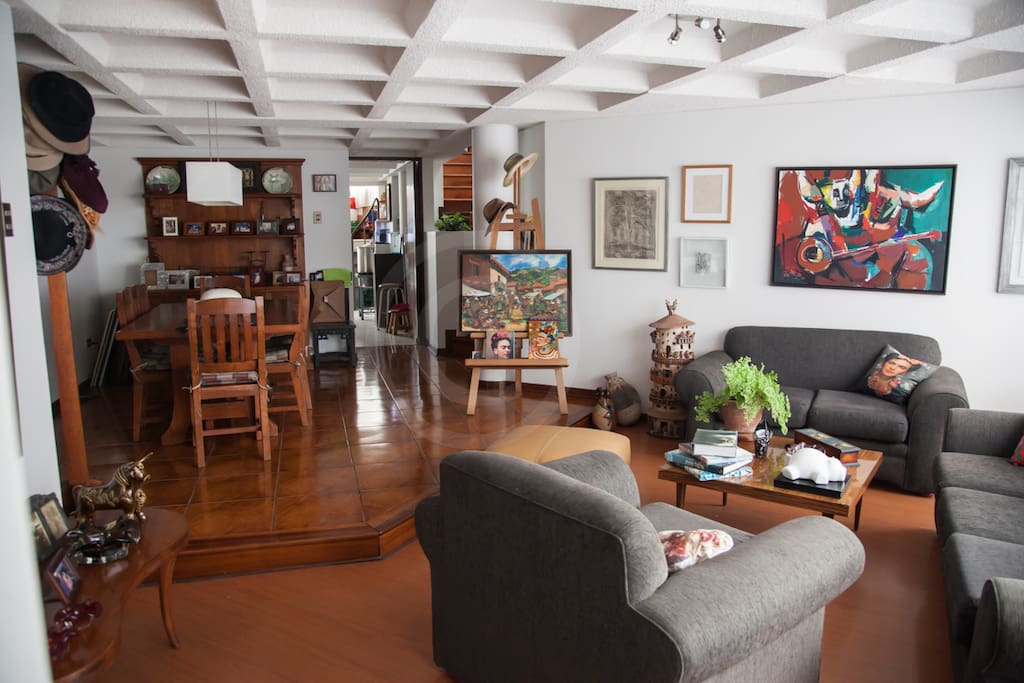 primer piso del departamento , Sala - comedor - cocina