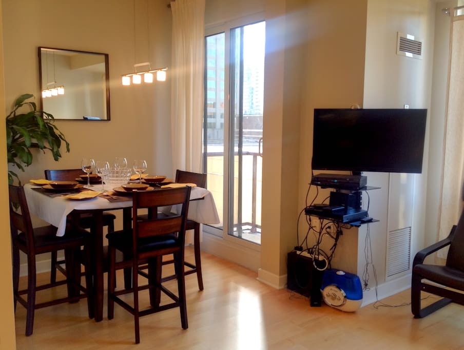 Combined Living and Dining Area