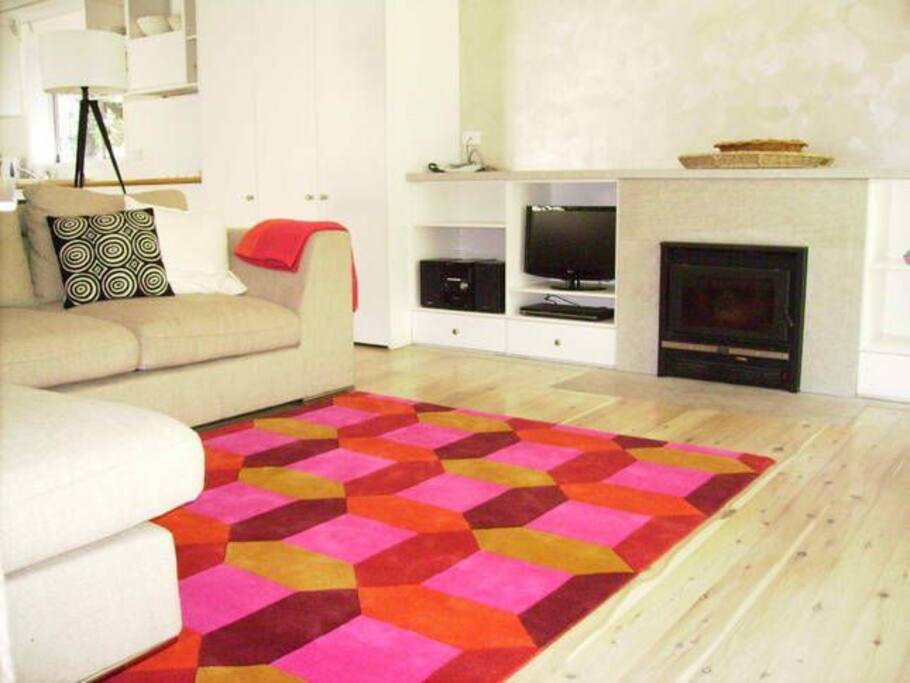 Relax in summer or winter with the fire