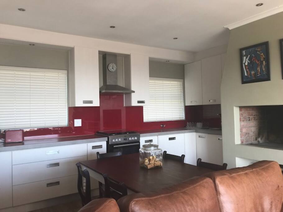 kitchen with braai