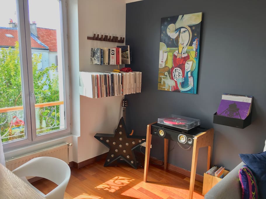 Living Room - our music corner
